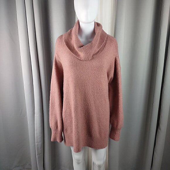 Ava & Viv Blush Pink Cowl Neck Sweater Size 3X - Picture 2 of 13